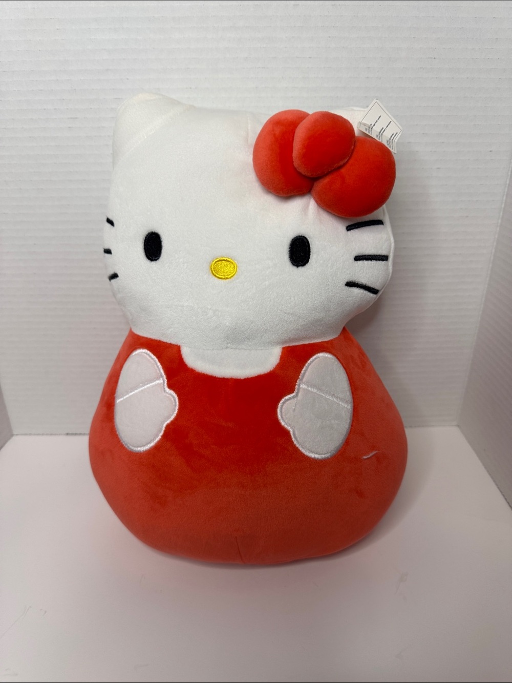 Hello Kitty Red and White Plush Doll with Bow squashmallow type